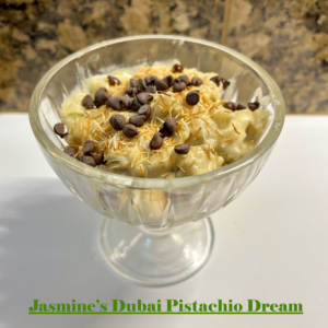 Jasmine Rice Pudding on display